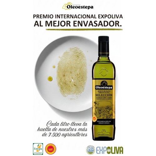 Oleoestepa, Premio Internacional Expoliva “Envasador” al mejor AOVE