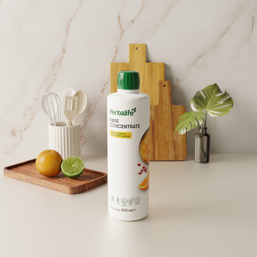Herbalife lanza el Concentrado de fibra soluble con sabor a naranja y bayas de goji