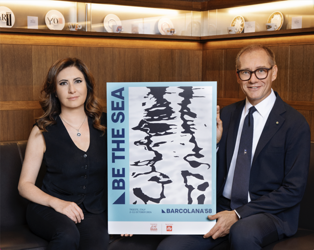 illycaffè y Barcolana by Generali presentan el cartel de la edición 2026, creado por Serse Roma