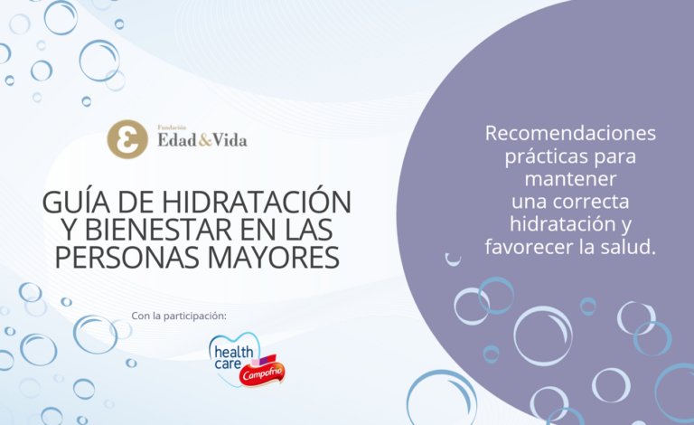 Más de 7.200 personas mayores de 61 residencias de toda España recibirán este verano recomendaciones y recursos específicos para prevenir la deshidratación